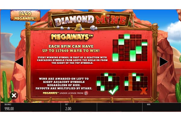 Diamond Mine Megaways Slot Winning Ways