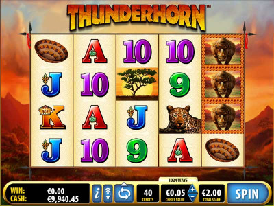Thunderhorn Slot Logo Thunderhorn Slot Logo