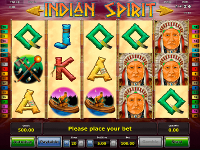 Indian Spirit Novomatic Slot Indian Spirit Novomatic Slot