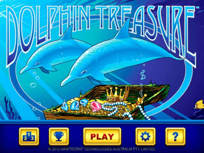 Dolphin Treasure Video Slot Logo Dolphin Treasure Video Slot Logo